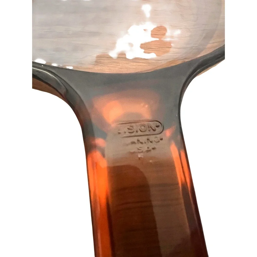 Visions Corning Skillet Frying Pan Brown Glass 7